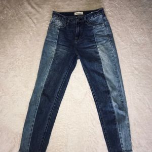Pacsun dual tone mom jeans